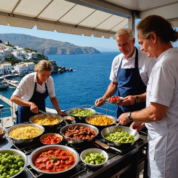 Comment choisir une croisière qui propose des ateliers de cuisine méditerranéenne en Grèce?